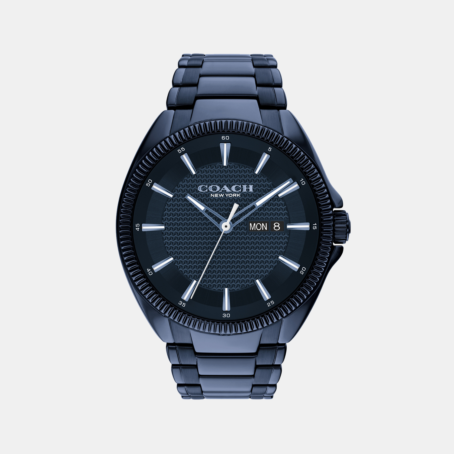 Coach Round Blue Analog watch