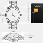 Charter Men Quartz Black Dial Chronograph Stainless Steel Watch 14602703