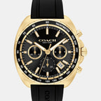 Charter Men Quartz Black Dial Chronograph Silicone Watch 14602708