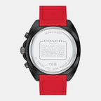 Charter Men Quartz Black Dial Chronograph Silicone Watch 14602710