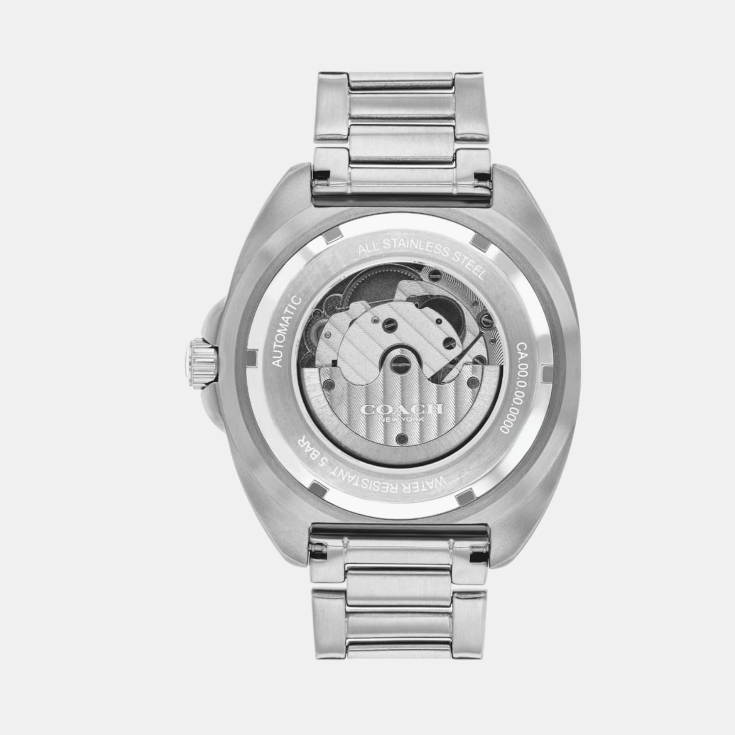 Charter Men Automatic Blue Dial Analog Stainless Steel Watch 14602711