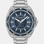 Charter Men Automatic Blue Dial Analog Stainless Steel Watch 14602711