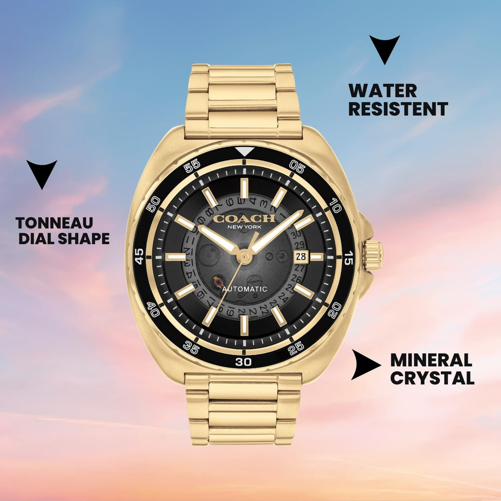 Coach Stainless Steel Black watch