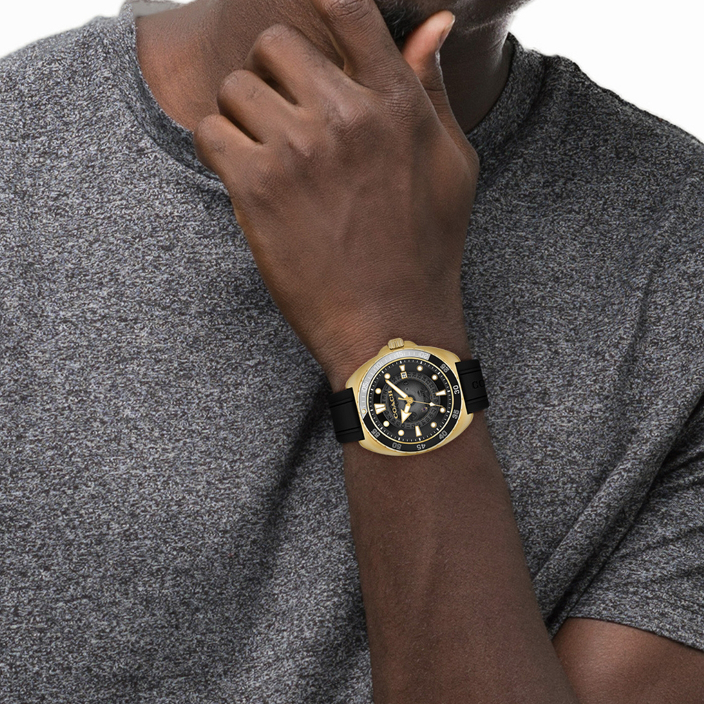 Coach Stainless Steel Tonneau watch