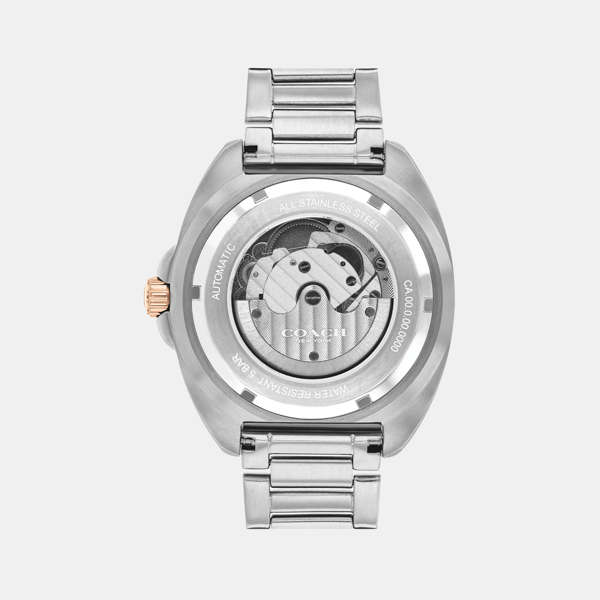 Coach Men Round Blue watch