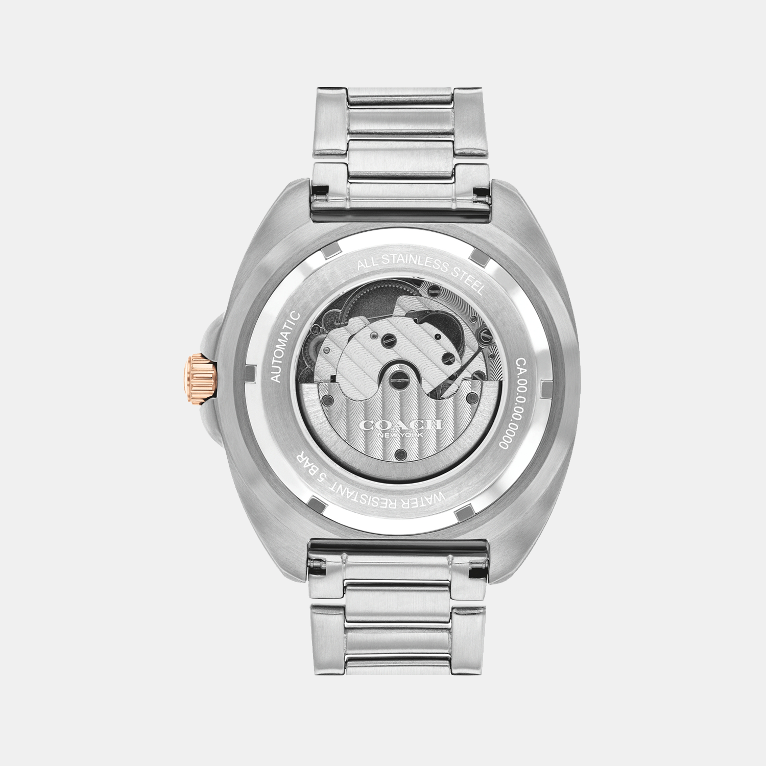 Coach Men Round Blue watch