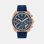 Coach Tonneau Blue Chronograph watch