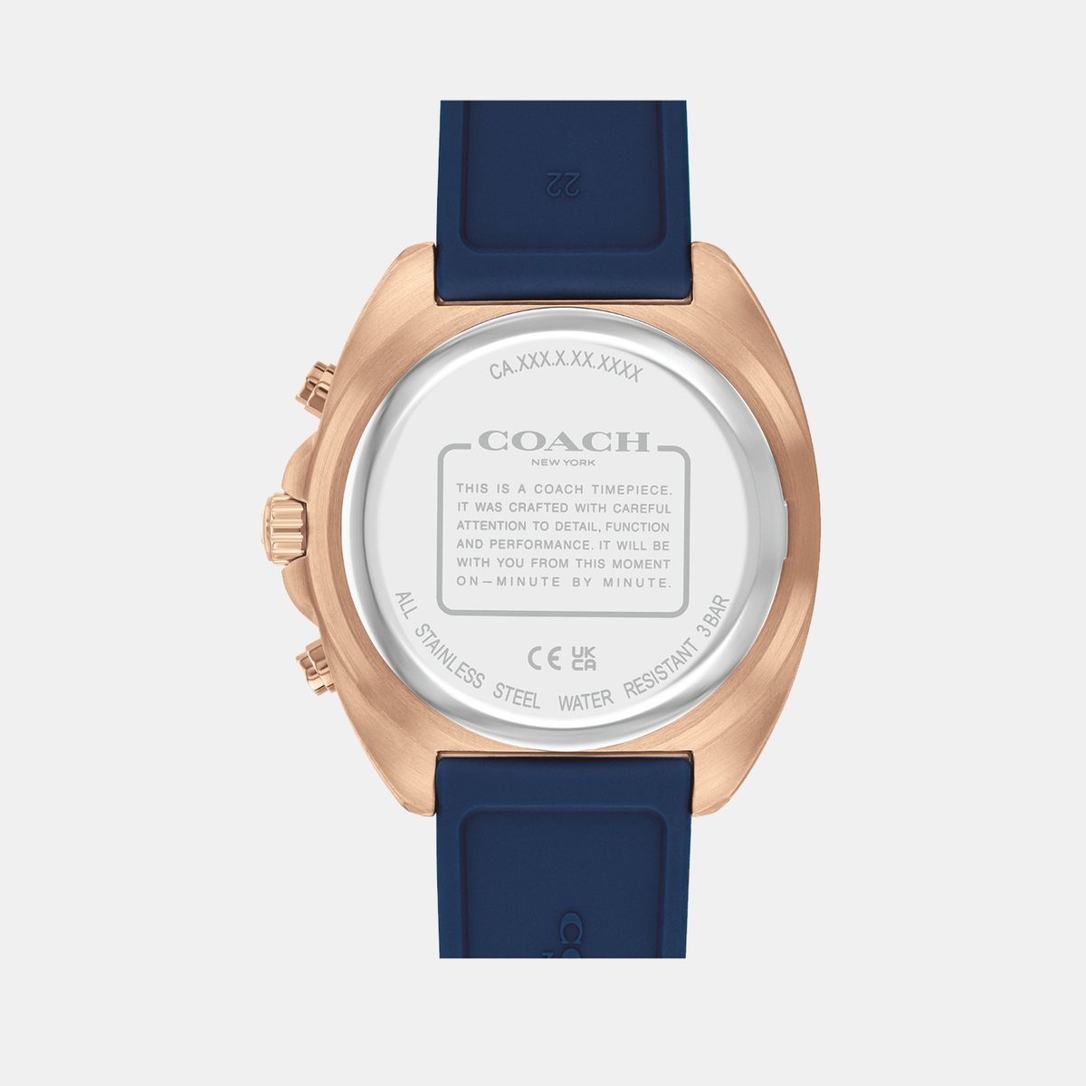 Coach Men Tonneau Blue watch