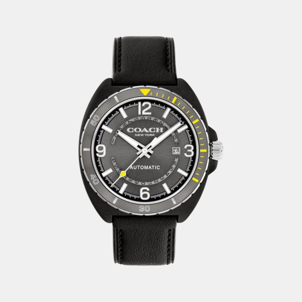 Charter Men Automatic Grey Dial Analog Leather Watch 14602735