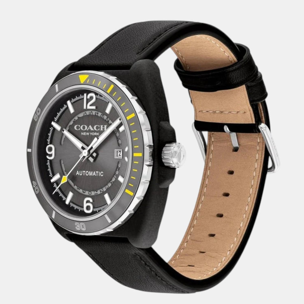 Charter Men Automatic Grey Dial Analog Leather Watch 14602735