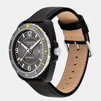 Charter Men Automatic Grey Dial Analog Leather Watch 14602735