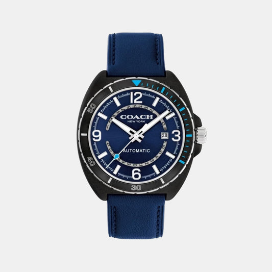 Charter Men Automatic Blue Dial Analog Leather Watch 14602736
