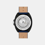 Charter Men Automatic Blue Dial Analog Leather Watch 14602736