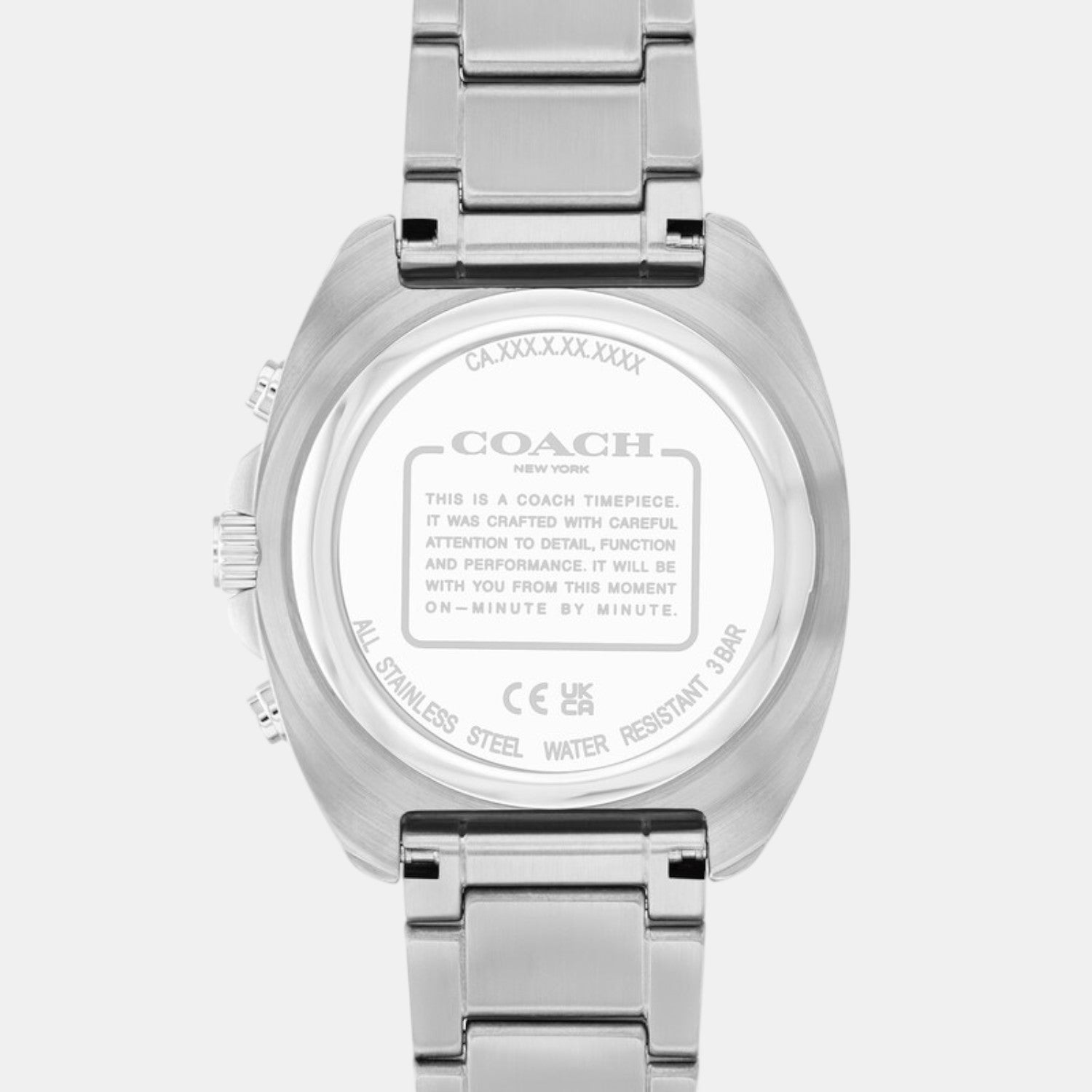 Charter Men Quartz Blue Dial Chronograph Stainless Steel Watch 14602737