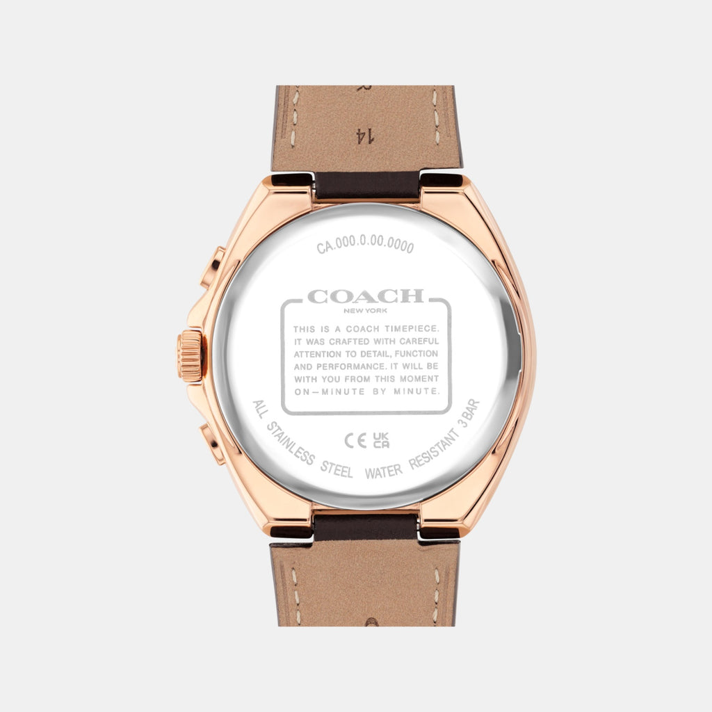 Jackson Men Quartz Navy Dial Chronograph Calf Watch 14602745