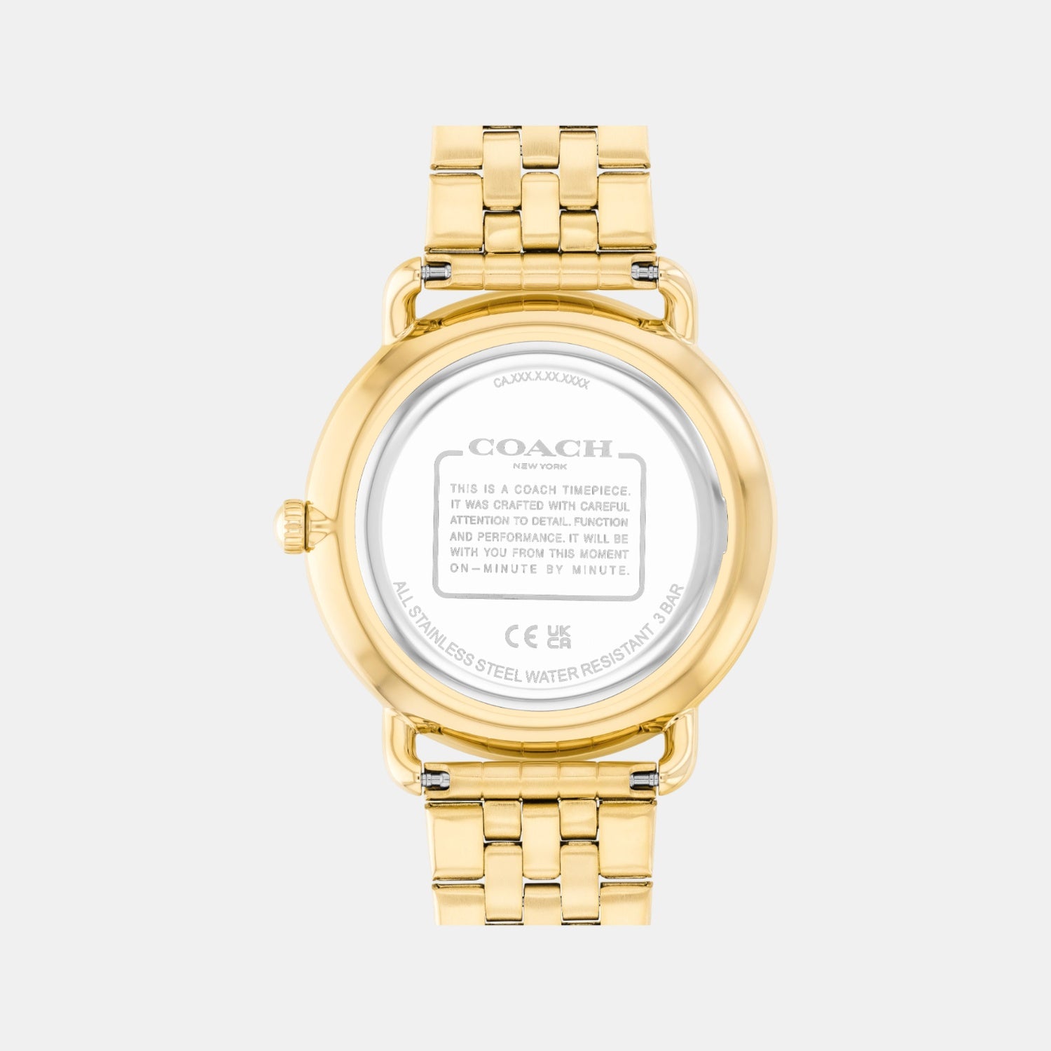 Elliot Men Quartz Silver White Dial Analog Stainless Steel Watch 14602747