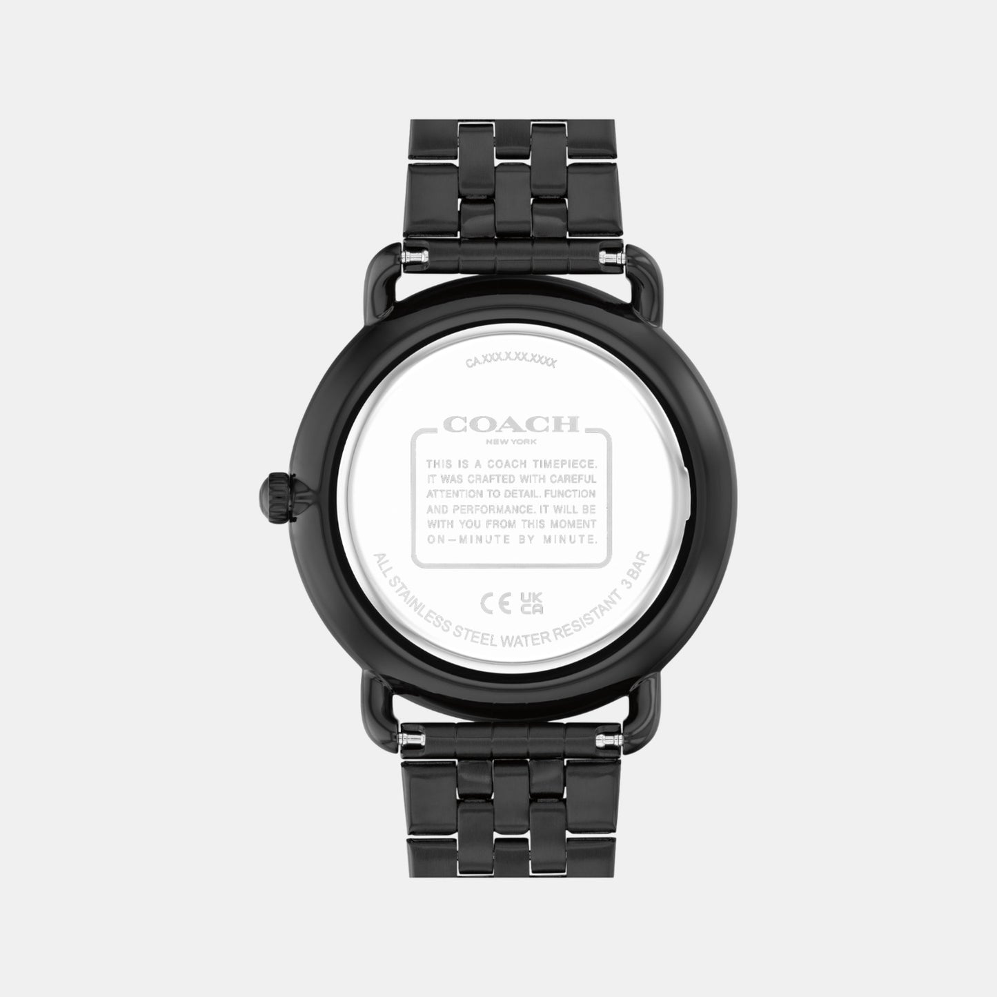 Elliot Men Quartz Black Dial Analog Stainless Steel Watch 14602749