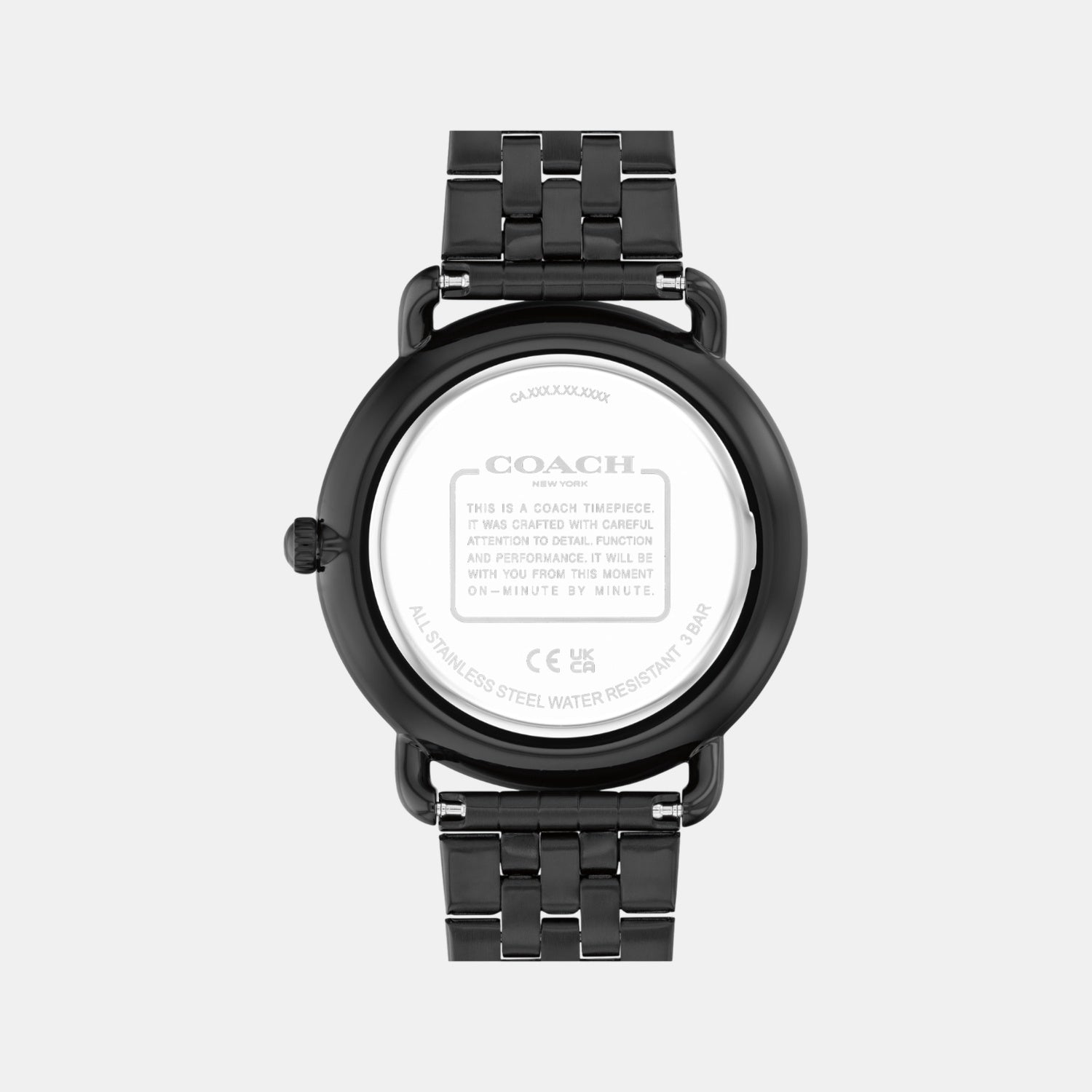 Elliot Men Quartz Black Dial Analog Stainless Steel Watch 14602749