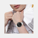 Elliot Men Quartz Black Dial Analog Stainless Steel Watch 14602750