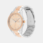 Oliver Men Quartz Rose Gold Dial Analog Stainless Steel Watch 14602752
