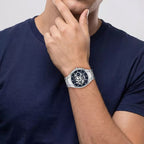 Jackson Men Quartz Blue Dial Analog Watch 14602768