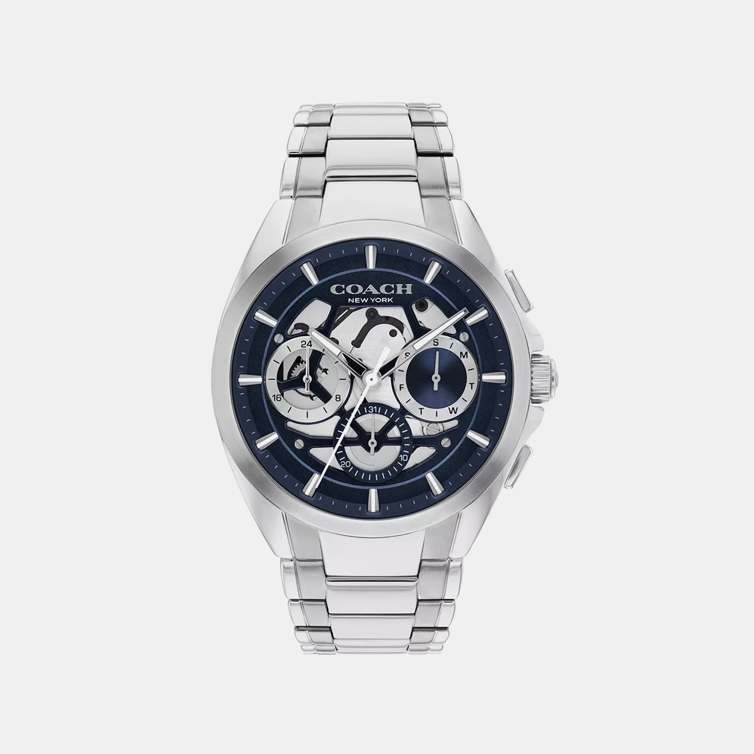 Jackson Men Quartz Blue Dial Analog Watch 14602768