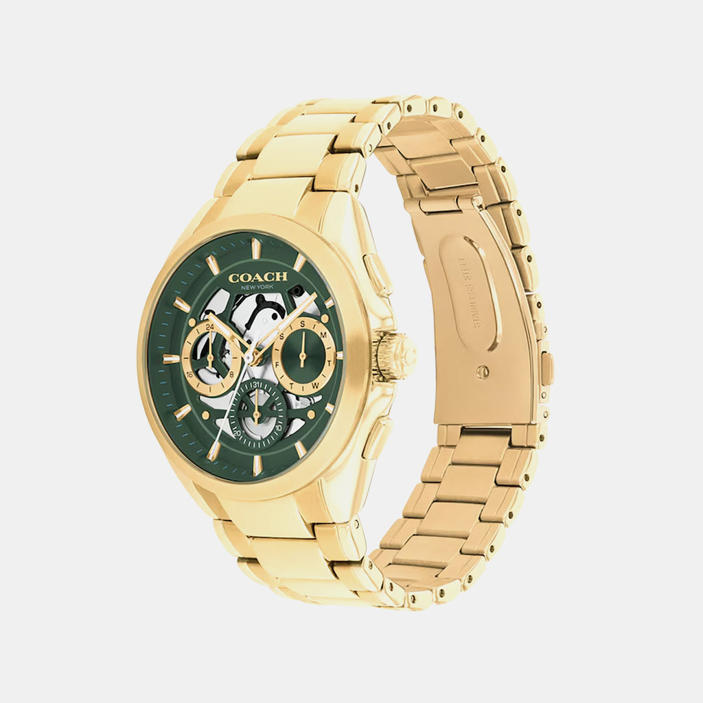 Jackson Men Quartz Green Dial Analog Watch 14602769