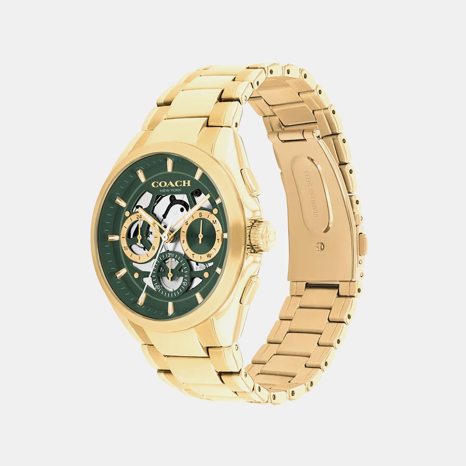 Jackson Men Quartz Green Dial Analog Watch 14602769