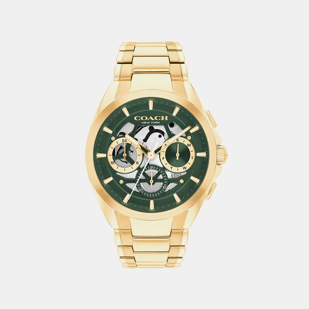 Jackson Men Quartz Green Dial Analog Watch 14602769