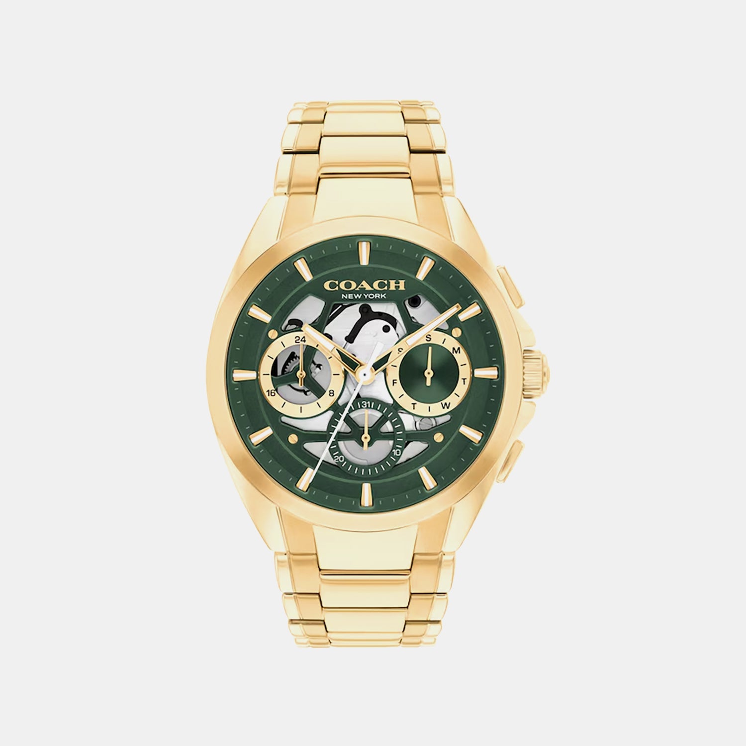 Jackson Men Quartz Green Dial Analog Watch 14602769