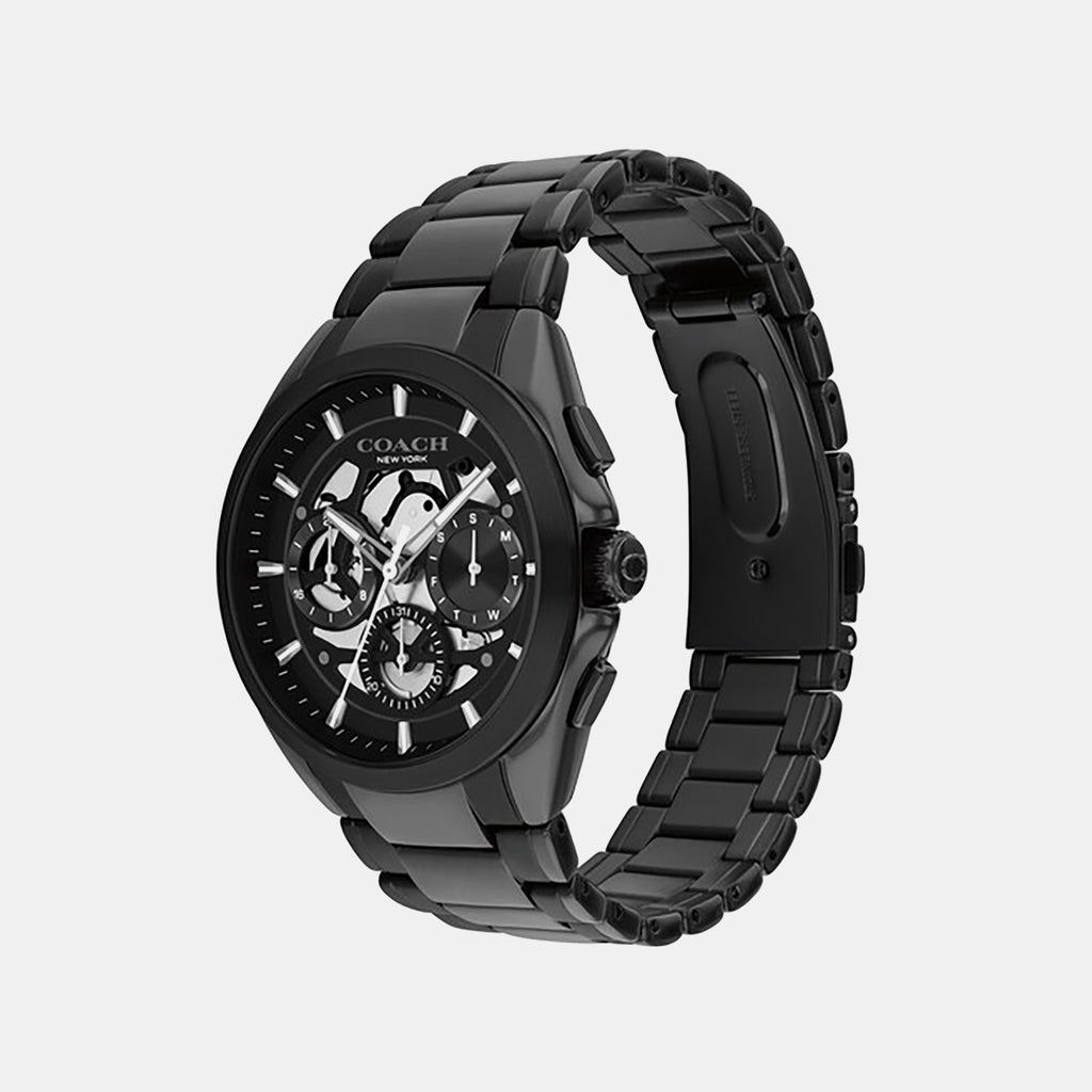 Jackson Men Quartz Black Dial Analog Watch 14602770