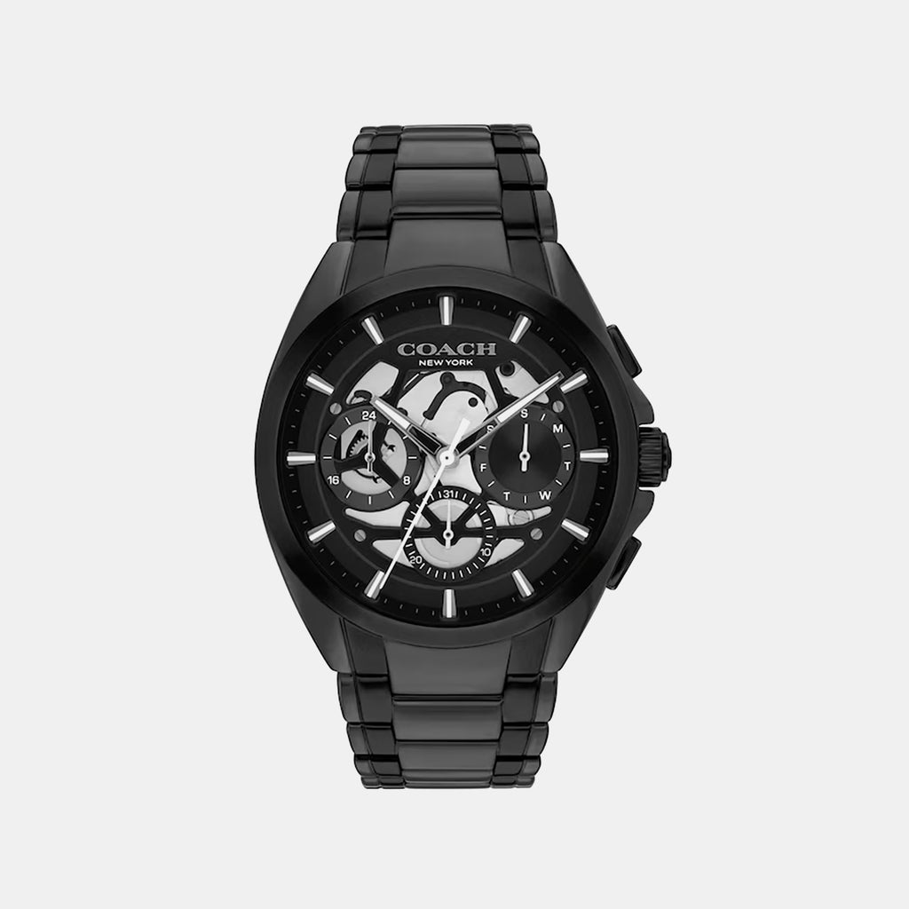 Jackson Men Quartz Black Dial Analog Watch 14602770
