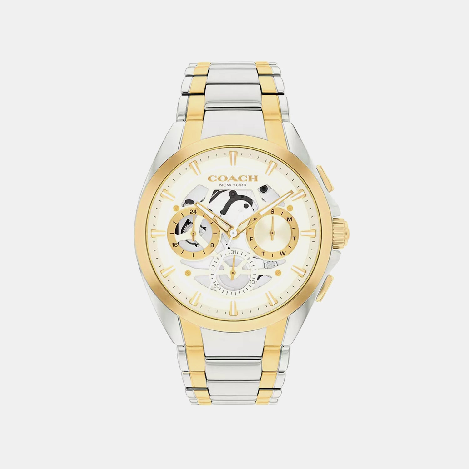 Jackson Men Quartz White Dial Analog Watch 14602771