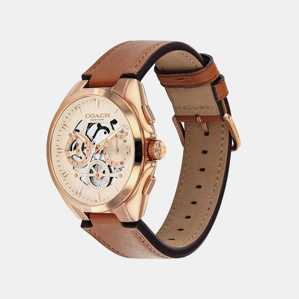 Jackson Men Quartz Cream Dial Analog Watch 14602772