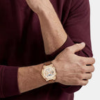 Jackson Men Quartz Cream Dial Analog Watch 14602772