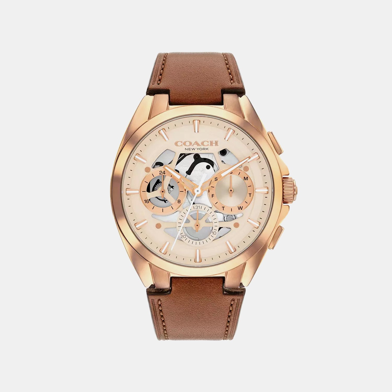 Jackson Men Quartz Cream Dial Analog Watch 14602772