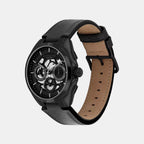 Jackson Men Quartz Black Dial Analog Watch 14602773