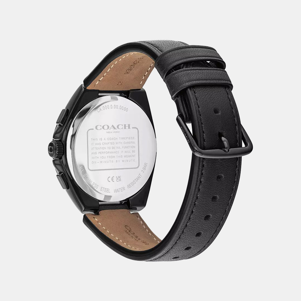 Jackson Men Quartz Black Dial Analog Watch 14602773