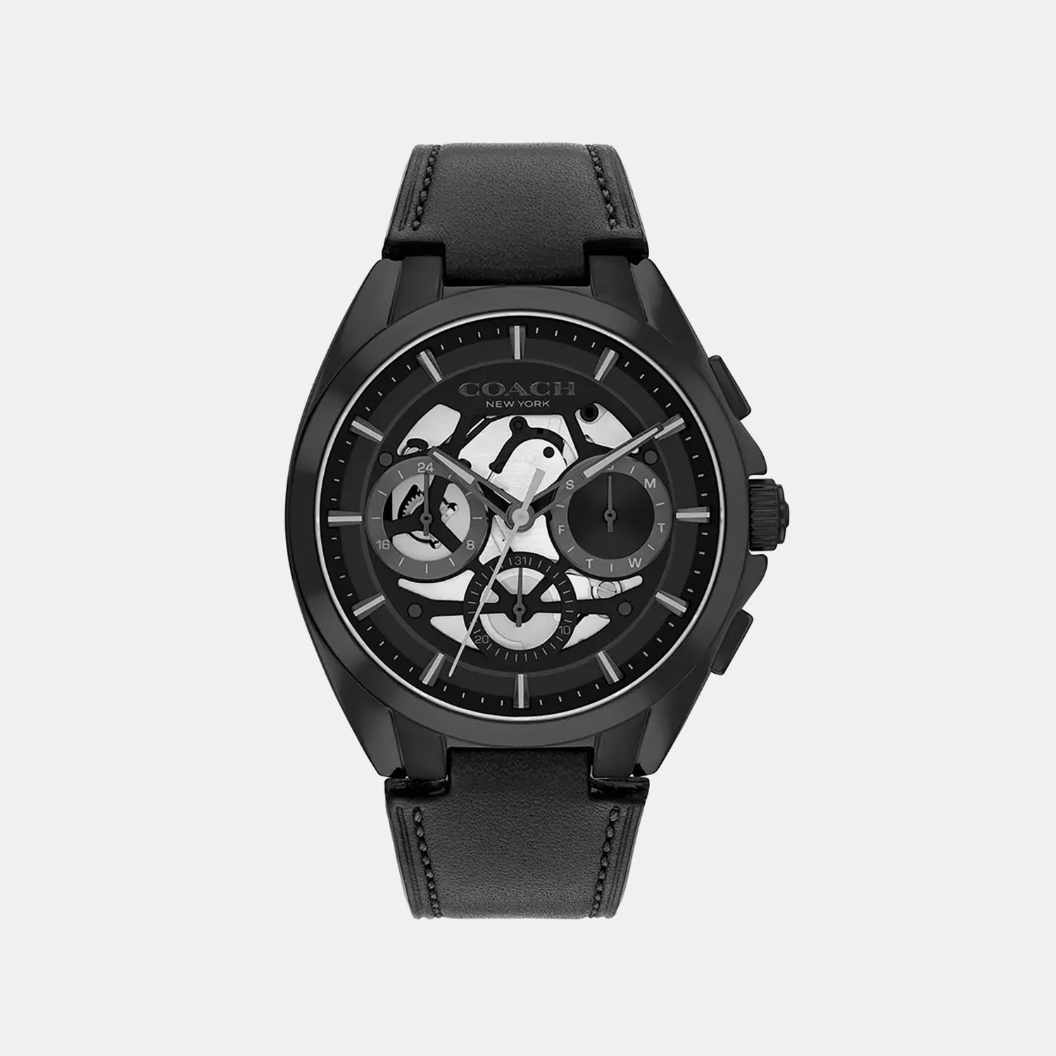 Jackson Men Quartz Black Dial Analog Watch 14602773