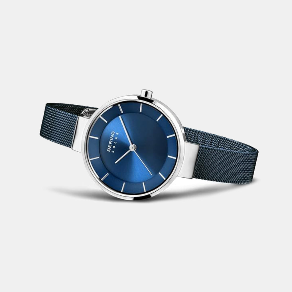 Bering Women Round Blue watch