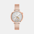 Esperance Women Automatic Silver Dial Analog Mesh Watch 147K928