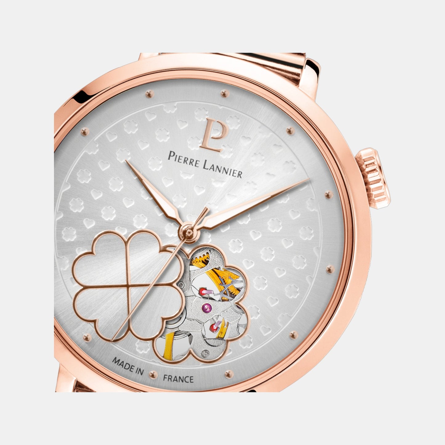 Esperance Women Automatic Silver Dial Analog Mesh Watch 147K928