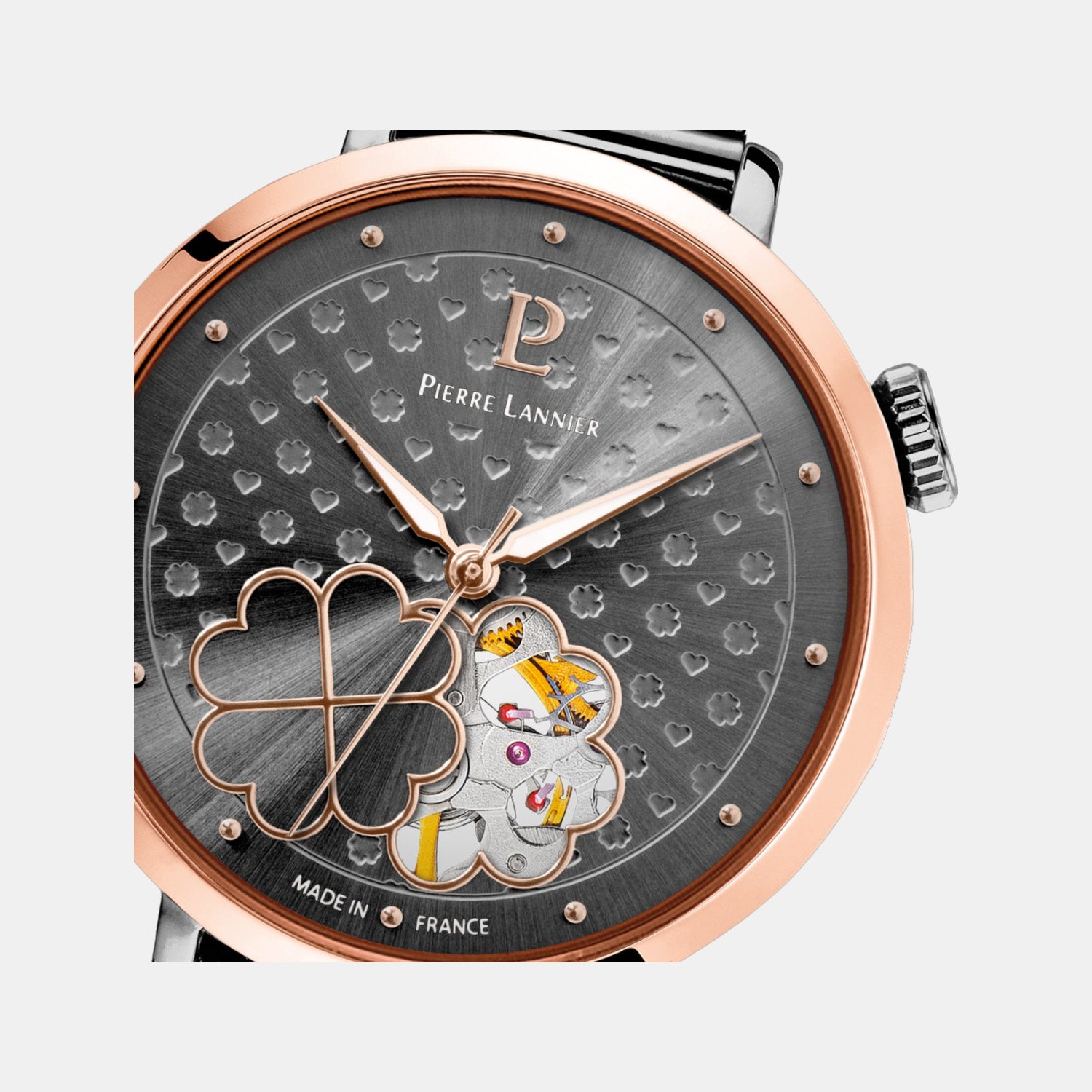 Esperance Women Automatic Grey Dial Analog Mesh Watch 147K939