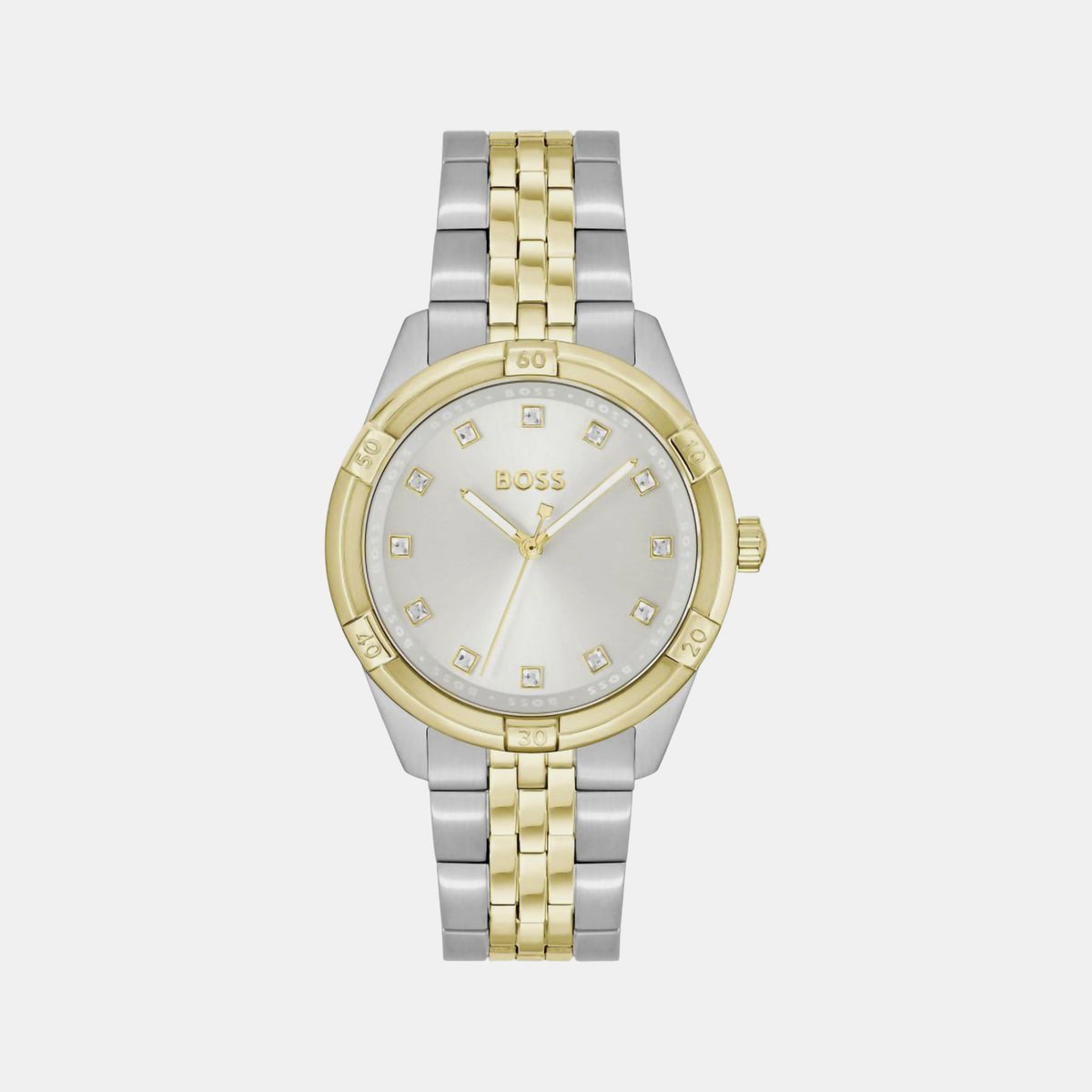 Boss Rhea Women Quartz Silver Dial Analog Stainless Steel Watch 1502700