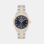 Boss Round Blue Analog watch