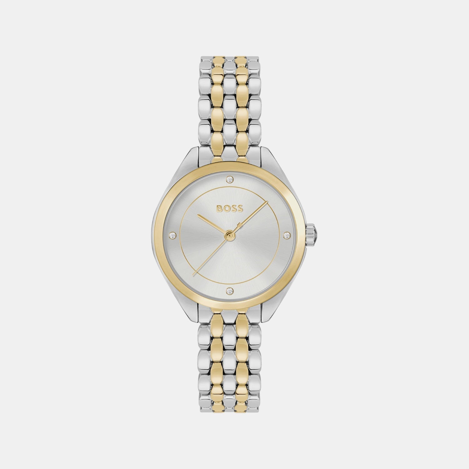 Mae Women Quartz Silver Dial Analog Stainless Steel Watch 1502724