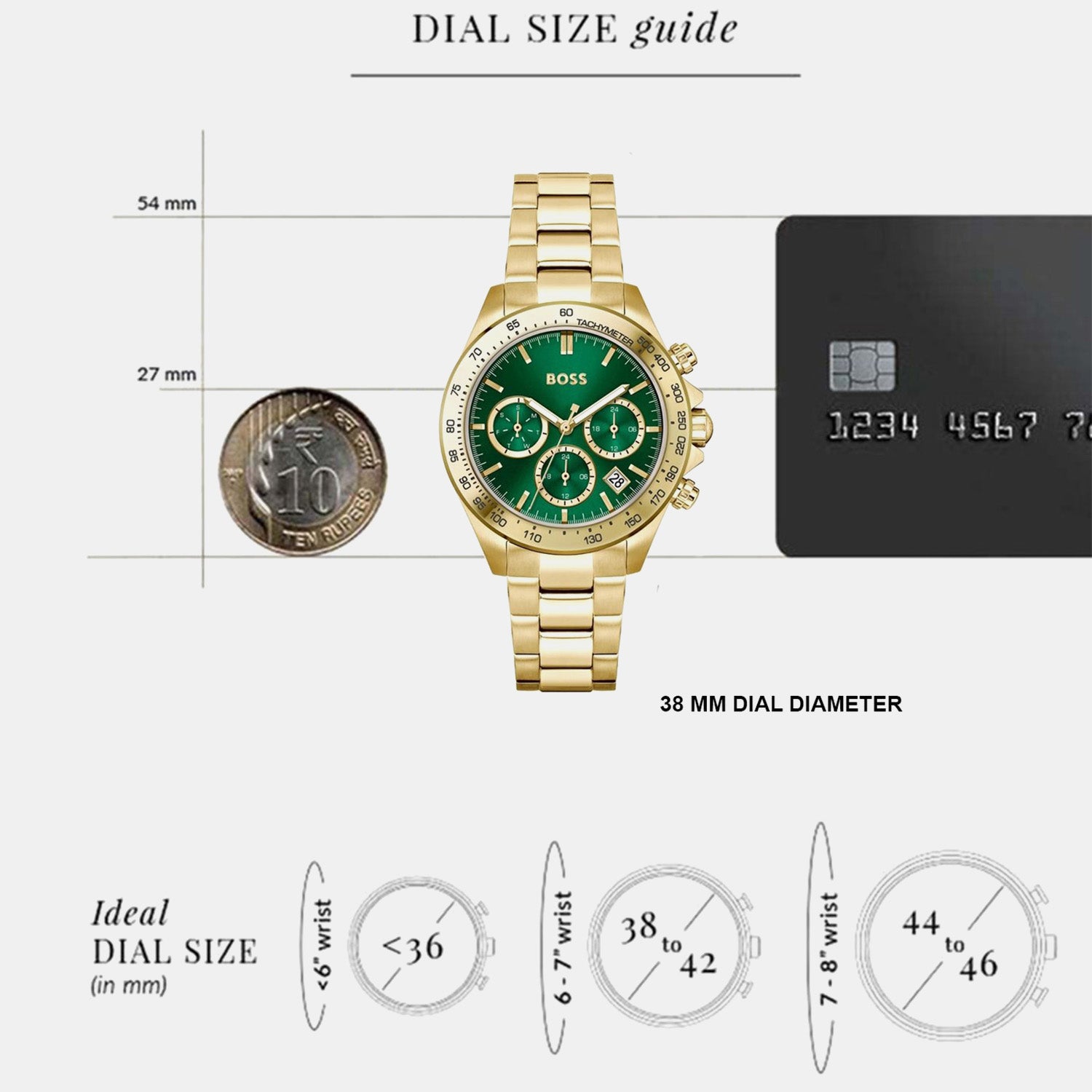 Novia - Le Women Quartz Green Dial Chronograph Stainless Steel Watch 1502750