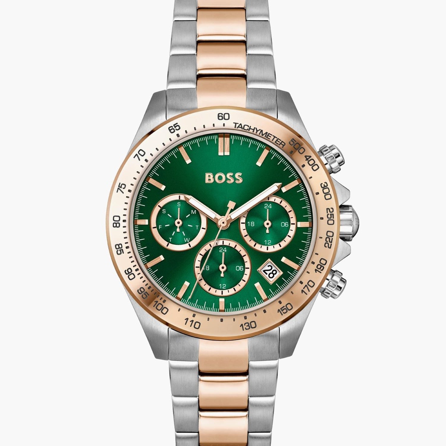 Novia - Le Women Quartz Green Dial Chronograph Stainless Steel Watch 1502762