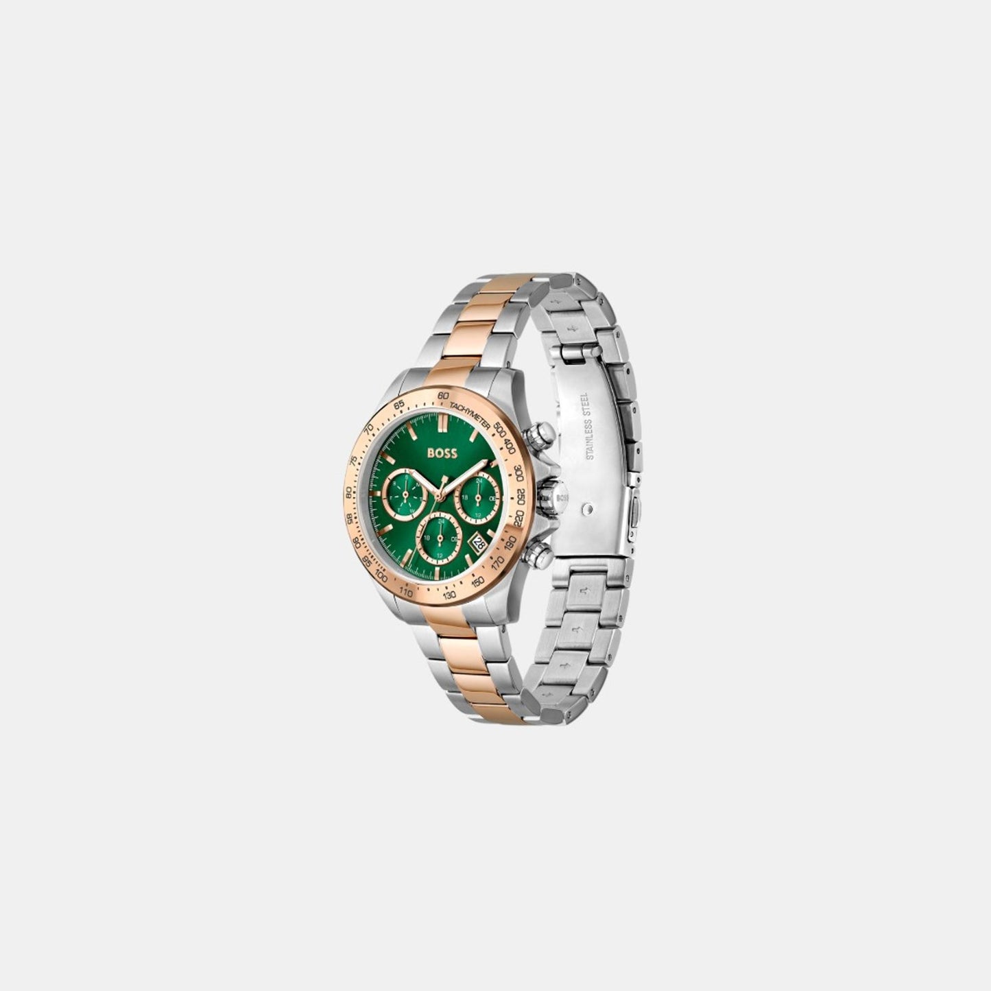 Women's Quartz Chronograph Green Stainless Steel Watch 1502762