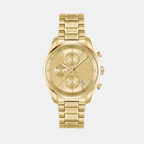 Boss Round Gold Chronograph watch